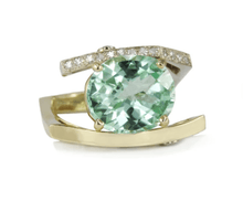  Sea Green Tourmaline Ring - Artisan Jewelers