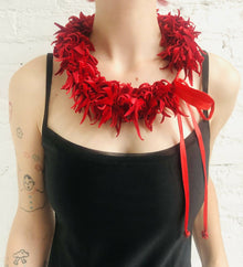  ONE OF A KIND • MDC Zero Waste Fluffy Neckpiece - Martina Dietrich Couture