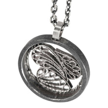  Large Circle Filigree Necklace - Zink Metals