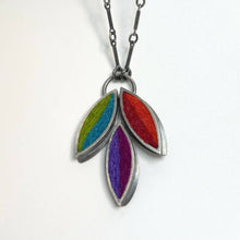  Lotus Flower Necklace - Multicolor - Michele A Friedman