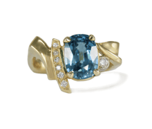  Natural Blue Zircon Ring - Artisan Jewelers